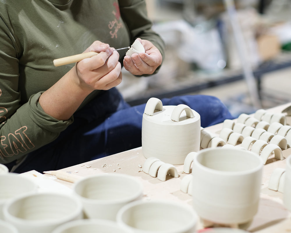 Paint your own pot made by our potters!